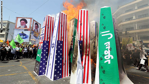 “Muerte a Israel, muerte a EEUU y muerte a Al Saud” en el Día de Al Quds